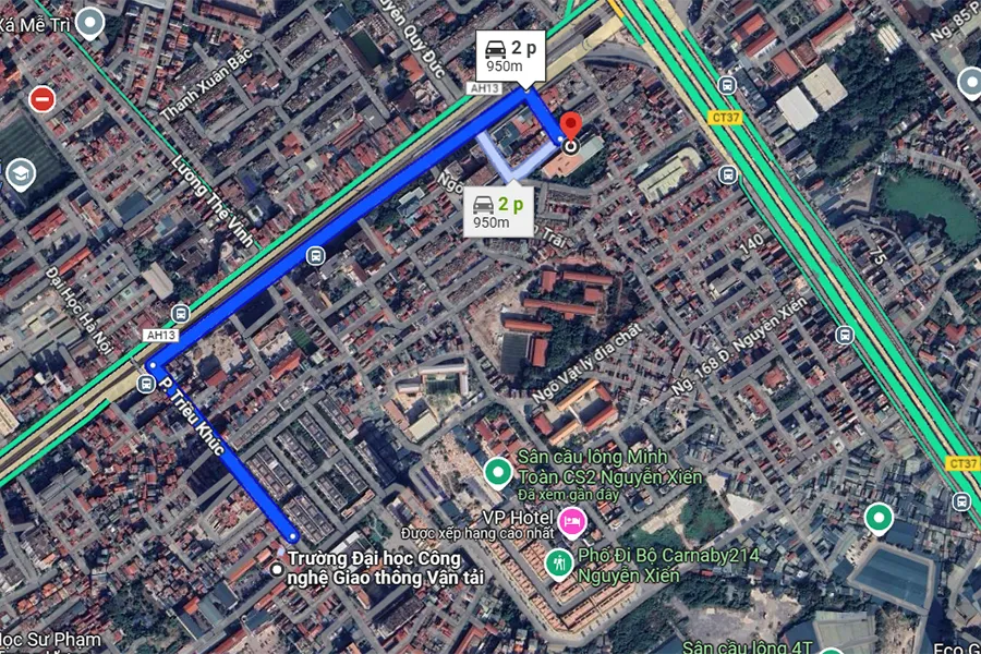 Sân cầu lông Trường Mầm Non Thanh Xuân Nam - quận Thanh Xuân