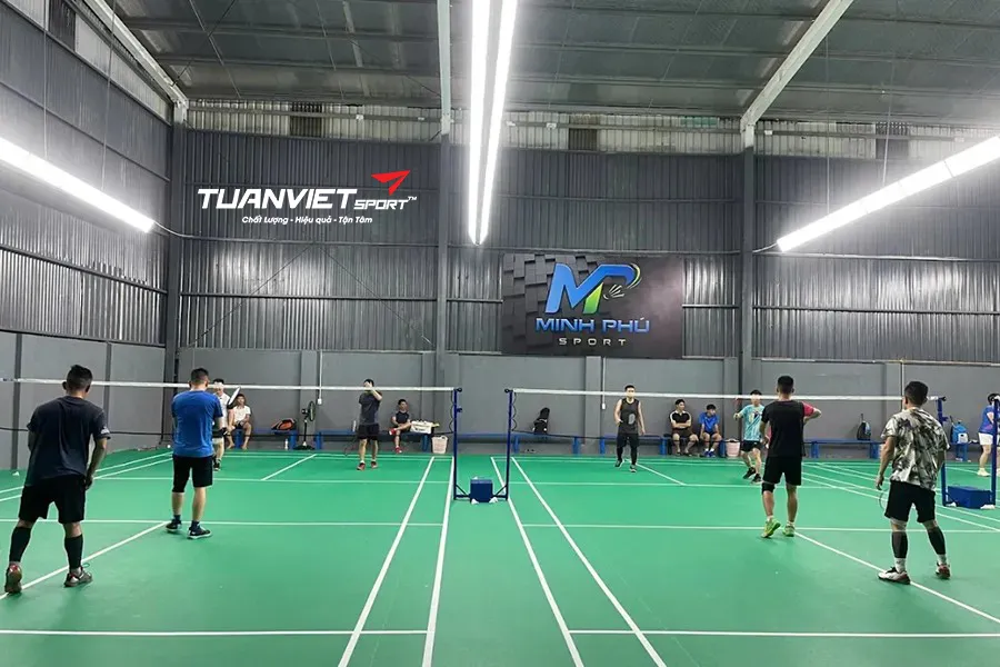 sân cầu lông Minh Phú Sport - sân cầu lông huyện Mê Linh 