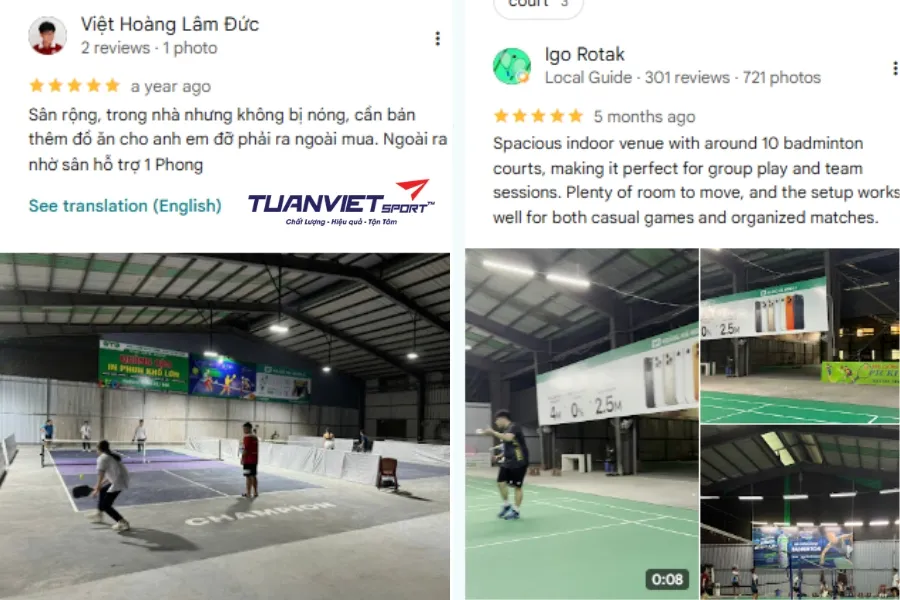 S&acirc;n cầu l&ocirc;ng Ph&uacute; Cường Sport - S&acirc;n cầu l&ocirc;ng Hải Ph&ograve;ng
