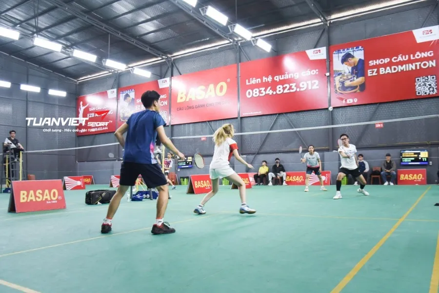 S&acirc;n cầu l&ocirc;ng EZB Văn Cao - S&acirc;n cầu l&ocirc;ng tỉnh Hải Ph&ograve;ng