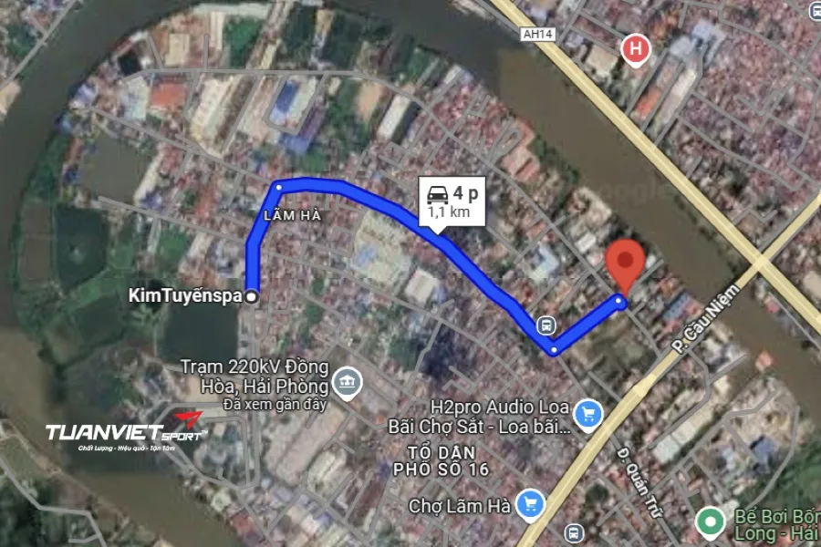 S&acirc;n cầu l&ocirc;ng EZB Cầu Niệm - S&acirc;n cầu l&ocirc;ng tỉnh Hải Ph&ograve;ng