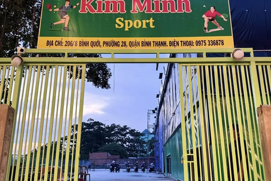 sân cầu lông Quận Bình Thạnh- Kim Minh