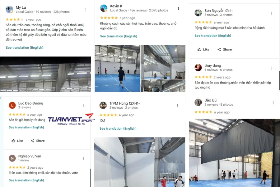 Sân cầu lông DT Badminton - Sân cầu lông Thành phố Hồ Chí Minh