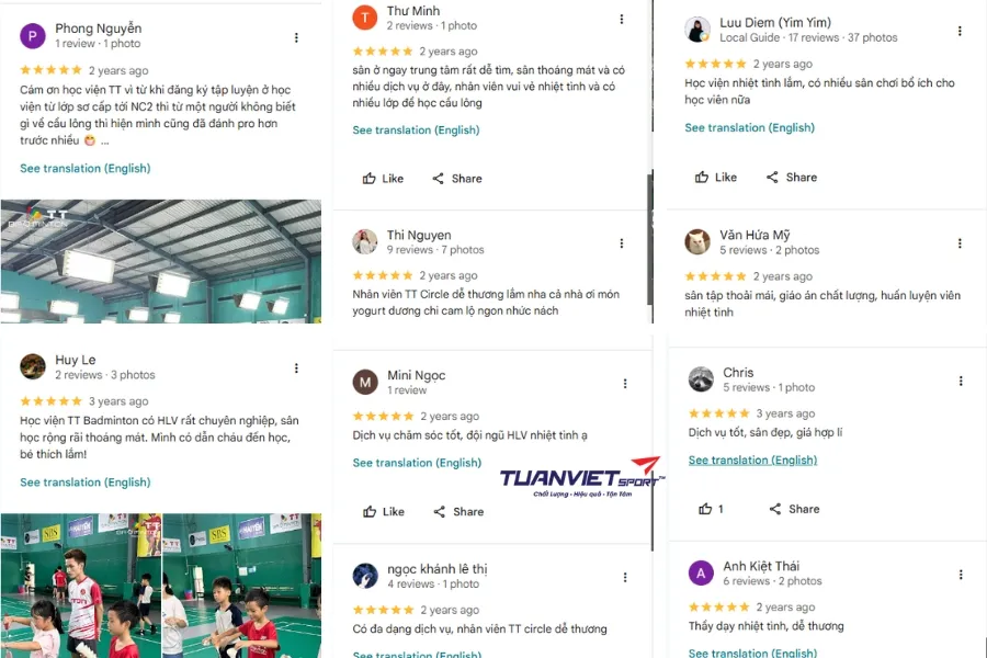 Sân cầu lông Học Viện TT Badminton - Sân cầu lông Thành phố Hồ Chí Minh
