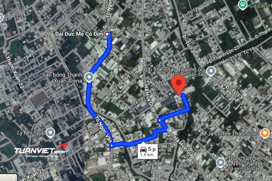 Sân cầu lông Hà Huy Giáp - Sân cầu lông Quận 12