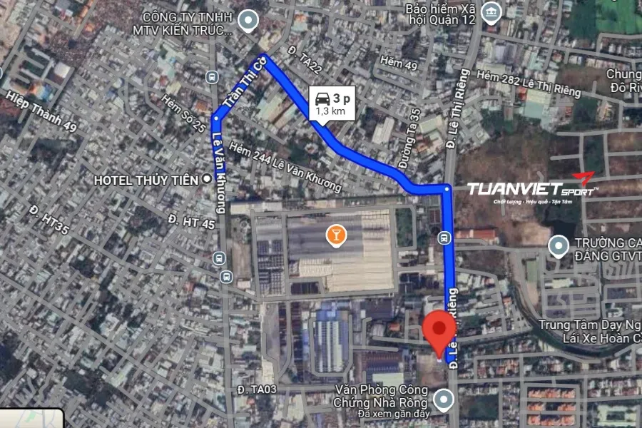 Sân cầu lông Lộc Đỉnh Vương - Sân cầu lông Quận 12