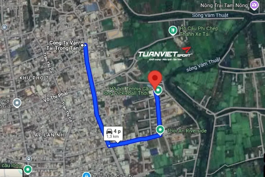 Sân cầu lông Thới An Riverside - Sân cầu lông Quận 12