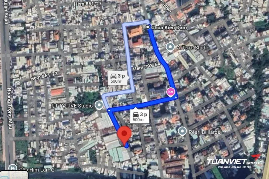 Sân Cầu Lông T793 - Sân cầu lông Quận 7