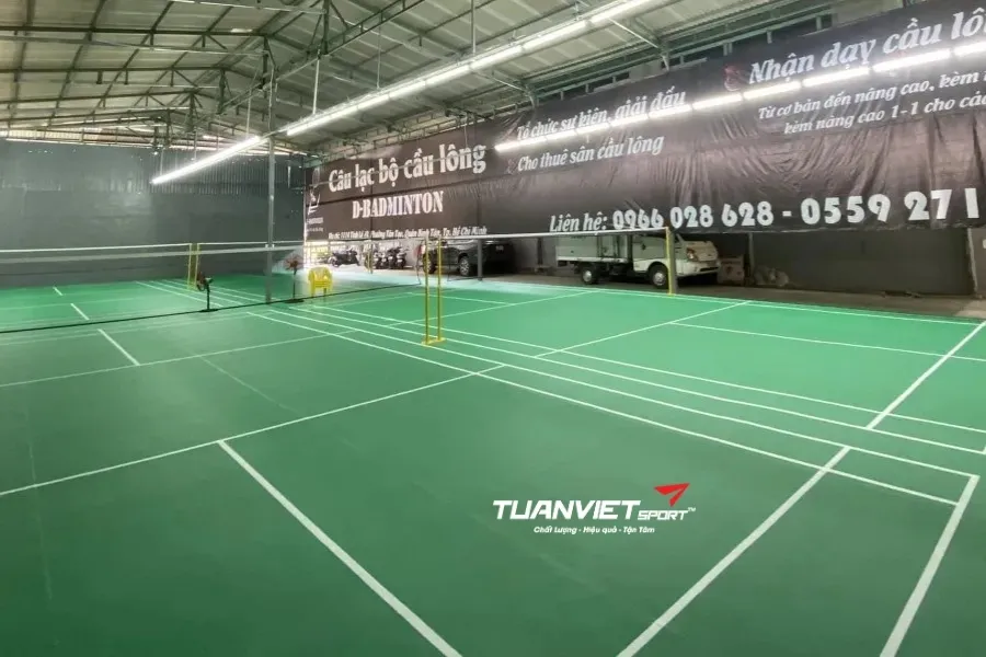 Sân cầu lông D-Badminton - Sân cầu lông Quận Bình Tân