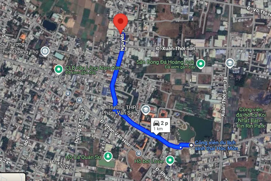 s&acirc;n Cầu l&ocirc;ng Huyện H&oacute;c M&ocirc;n