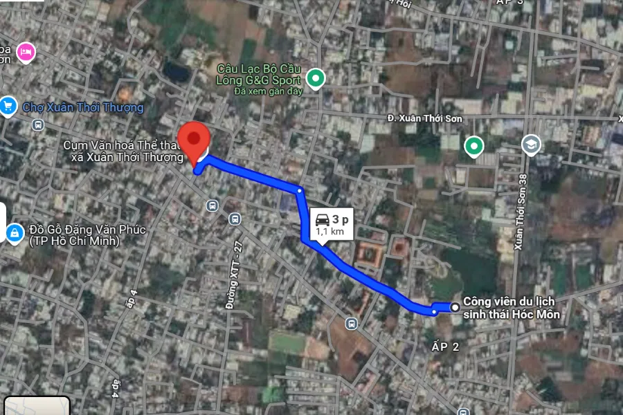 s&acirc;n Cầu l&ocirc;ng Huyện H&oacute;c M&ocirc;n