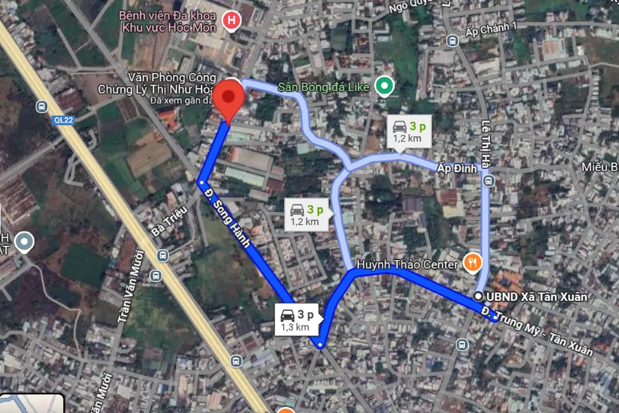 s&acirc;n Cầu l&ocirc;ng Huyện H&oacute;c M&ocirc;n