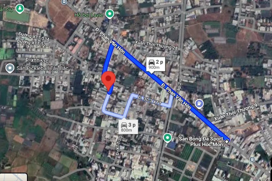 s&acirc;n Cầu l&ocirc;ng Huyện H&oacute;c M&ocirc;n