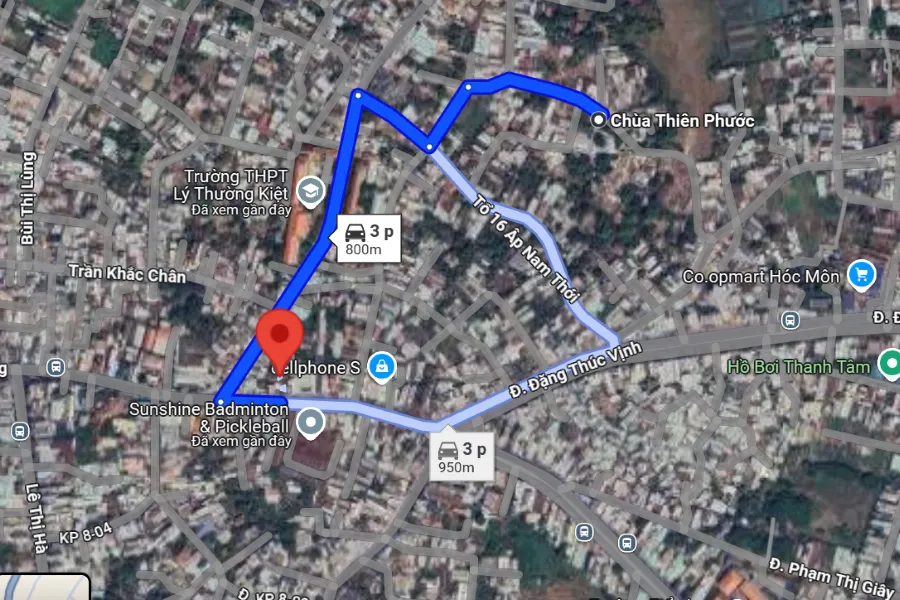 s&acirc;n Cầu l&ocirc;ng Huyện H&oacute;c M&ocirc;n