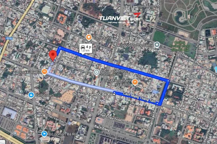 Sân cầu lông Phước Hiệp - Sân cầu lông Bà Rịa - Vũng Tàu