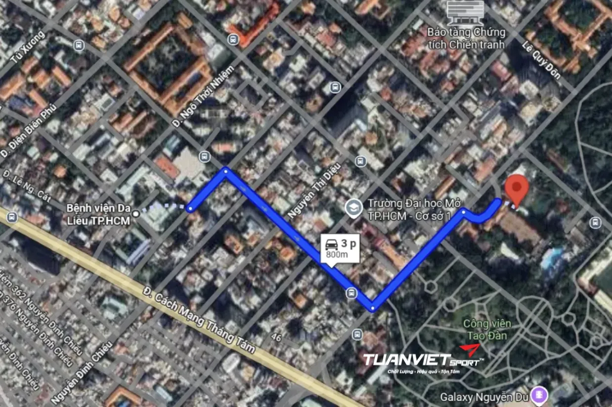 Sân cầu lông Cung Văn hóa Lao động TP.HCM - Sân cầu lông Quận 1