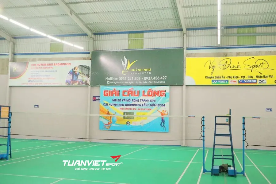 S&acirc;n Cầu L&ocirc;ng Huỳnh Như - S&acirc;n Cầu l&ocirc;ng tại Th&agrave;nh phố T&acirc;n Uy&ecirc;n tỉnh B&igrave;nh Dương (TP.HCM mới)