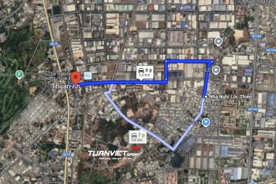 Sân cầu lông Hamlet - Sân cầu lông Thành phố Thuận An 