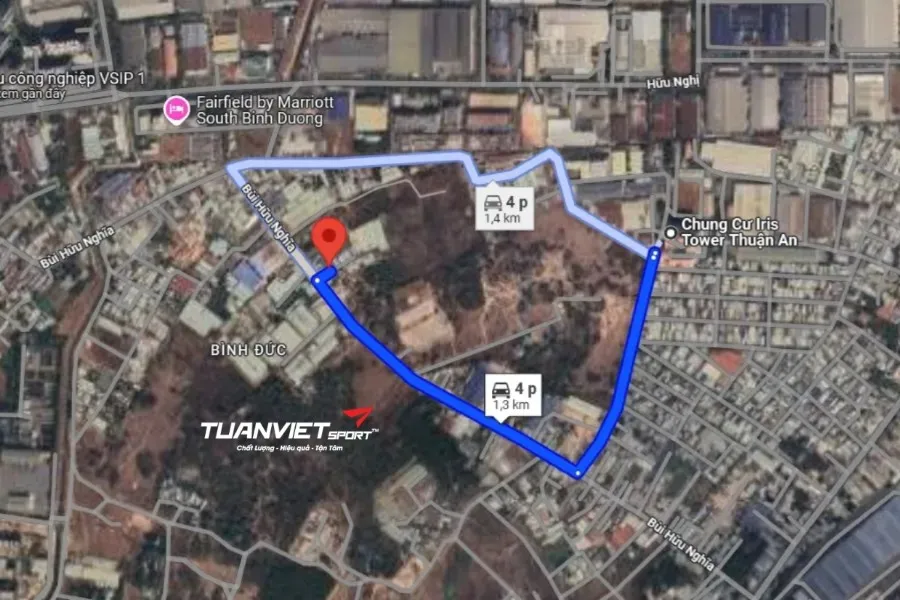 Sân Cầu Lông Hùng Hải - Sân cầu lông Thành phố Thuận An