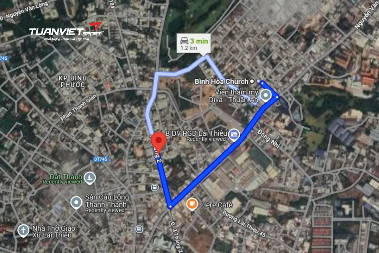 Sân cầu lông Lái Thiêu - Sân cầu lông Thành phố Thuận