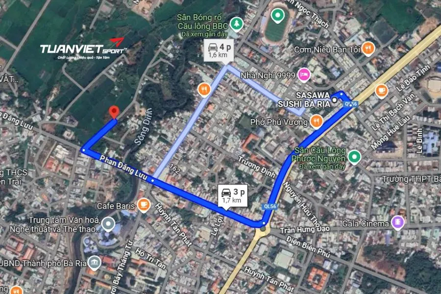 Sân cầu lông Hương Giang - Sân cầu lông Bà Rịa Vũng Tàu