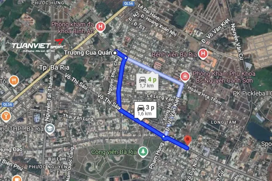 Sân Cầu Lông 196 - Sân cầu lông Bà Rịa Vũng Tàu