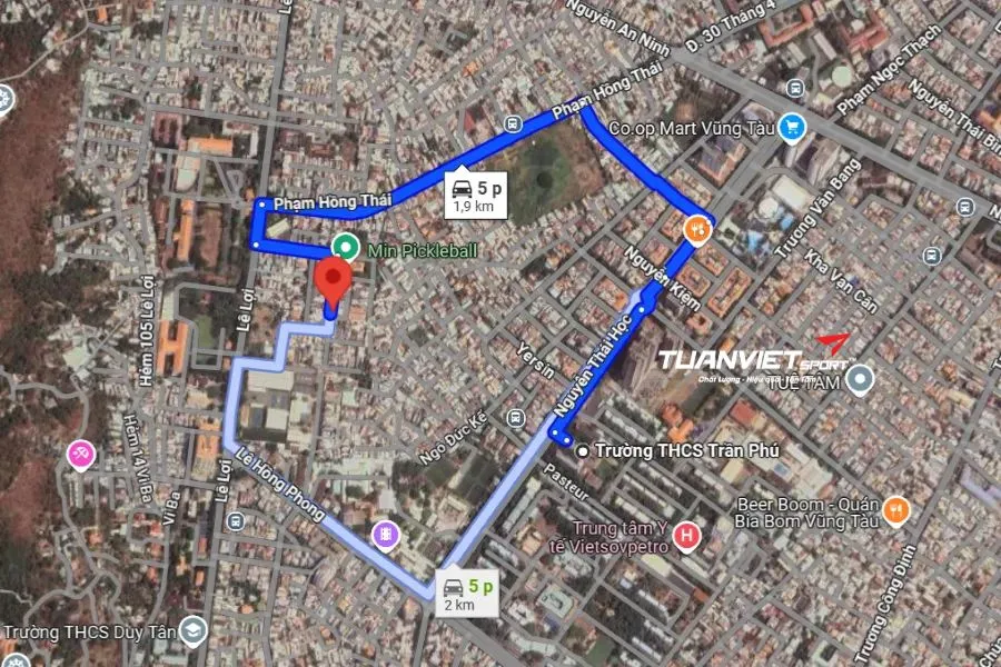 Sân cầu lông Nhà Thi Đấu Cầu Lông Trần Khắc Chung - Sân cầu lông Bà Rịa Vũng Tàu