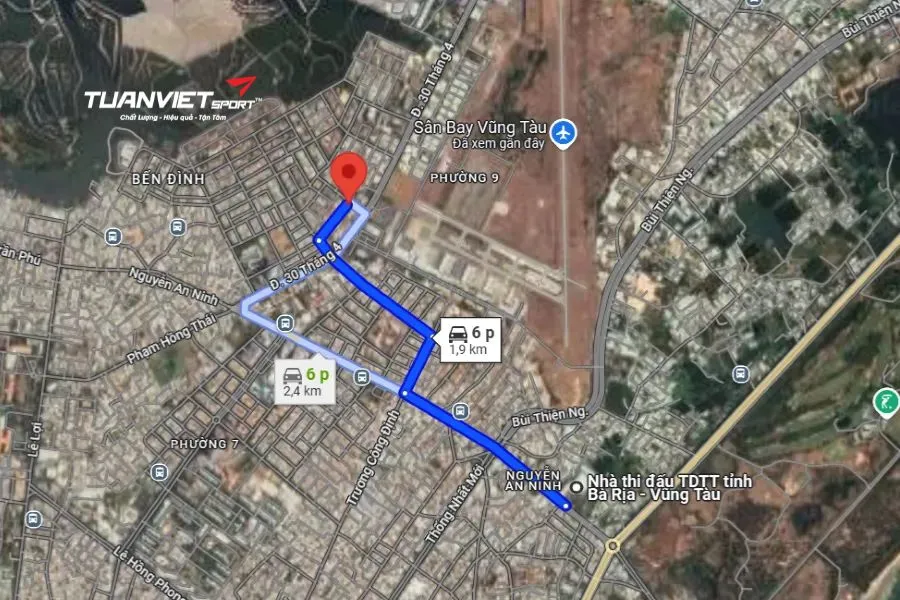 Sân cầu lông Phường 9 - Sân cầu lông Bà Rịa Vũng Tàu