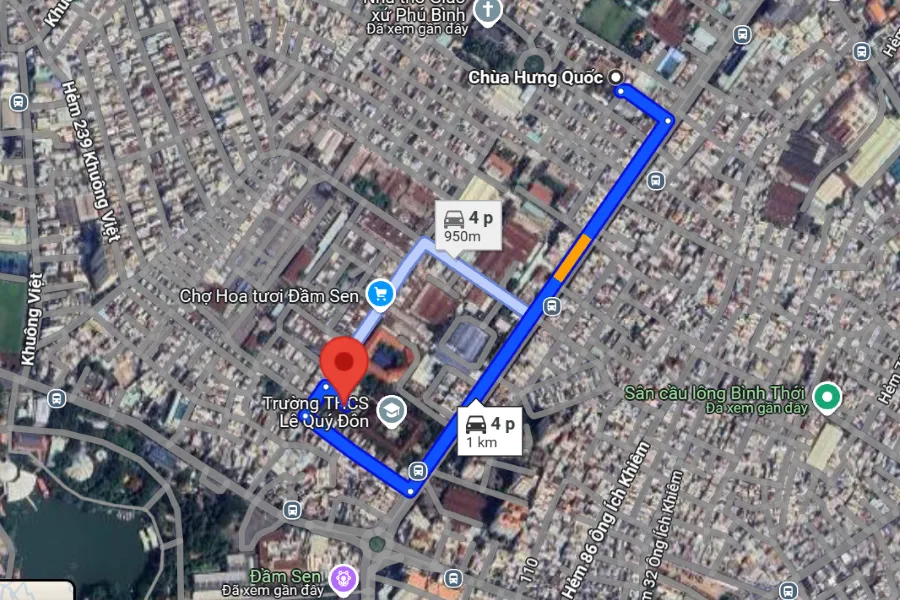 sân cầu lông Quận 11