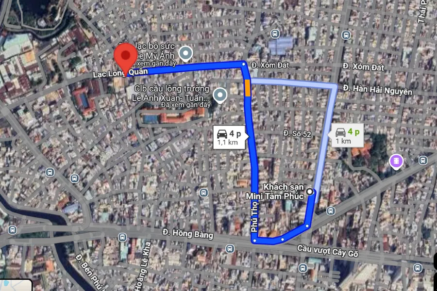 sân cầu lông Quận 11