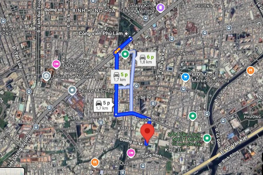 sân Cầu lông Quận 6 - TP Hồ Chí Minh