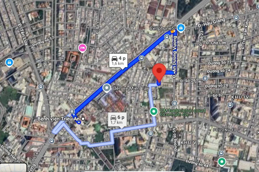 sân Cầu lông Quận 6 - TP Hồ Chí Minh