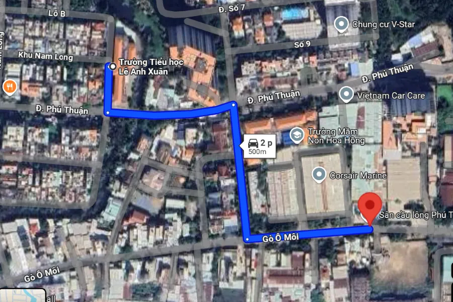 sân Cầu lông Quận 7