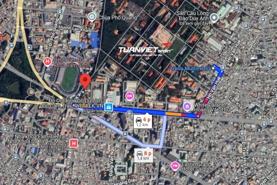 Sân cầu lông Quân Khu 7 - Sân cầu lông quận Phú Nhuận