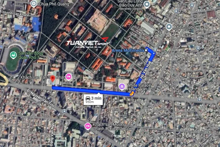 Sân cầu lông The B Hoàng Văn Thụ - Badminton & Pickleball - Sân cầu lông quận Phú Nhuận