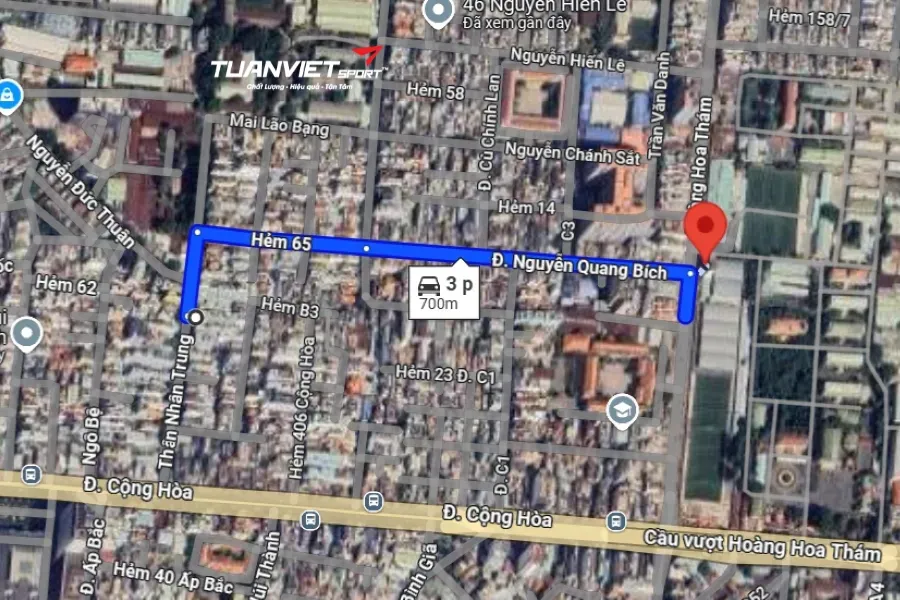 Sân Cầu lông Hoàng Hoa Thám - Sân cầu lông quận Tân Bình