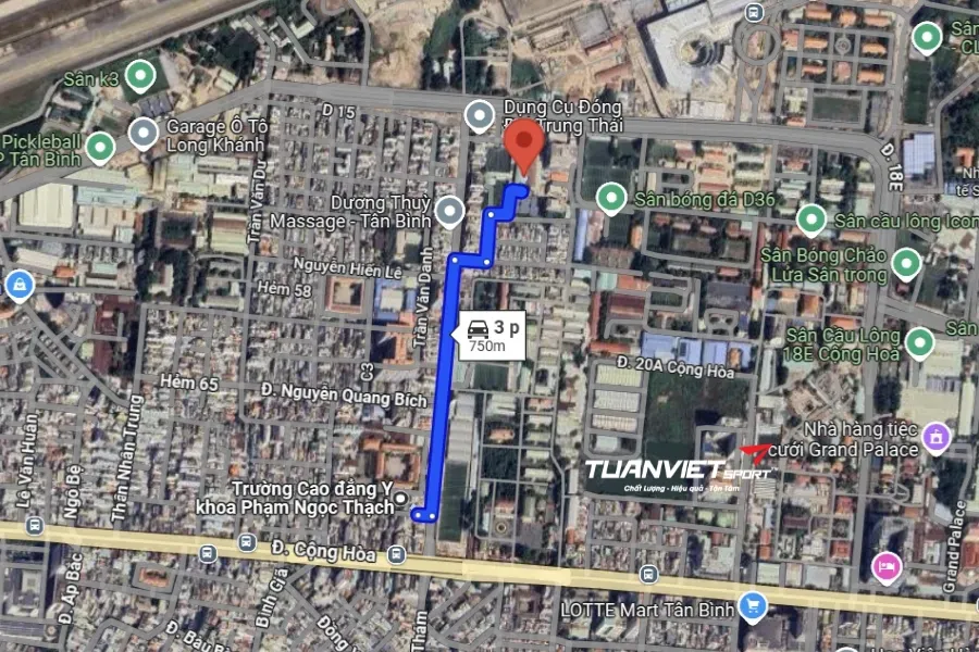 Sân cầu lông Viettel - Sân cầu lông quận Tân Bình