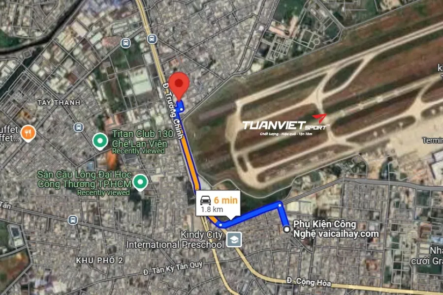 Sân cầu lông Tân Sơn - Sân cầu lông quận Tân Bình