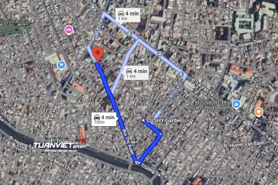 Sân cầu lông Bùi Thị Xuân - Sân cầu lông quận Tân Bình