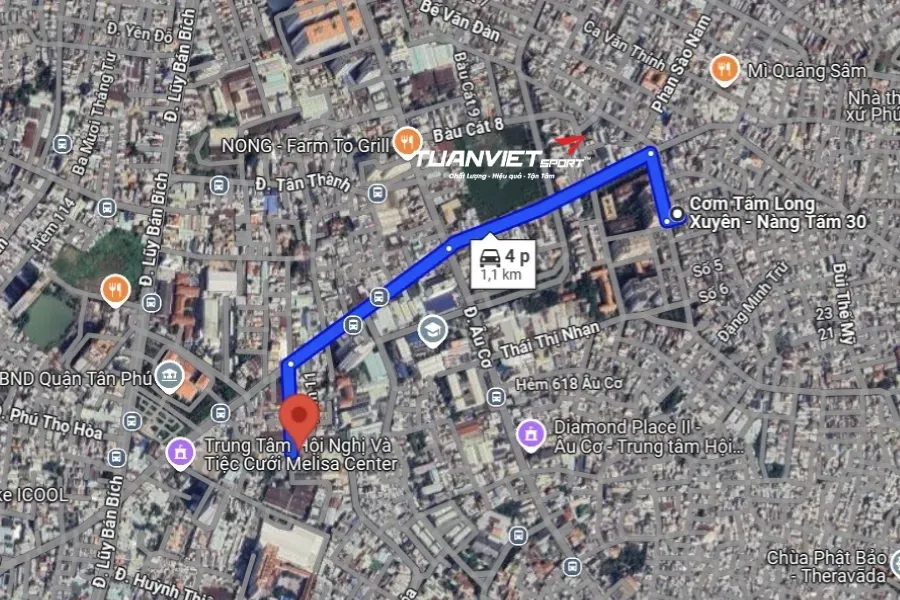 Sân cầu lông Thiên Vân - Sân cầu lông Quận Tân Phú