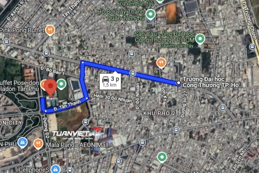 Sân cầu lông Celadon - Sân cầu lông quận Tân Phú