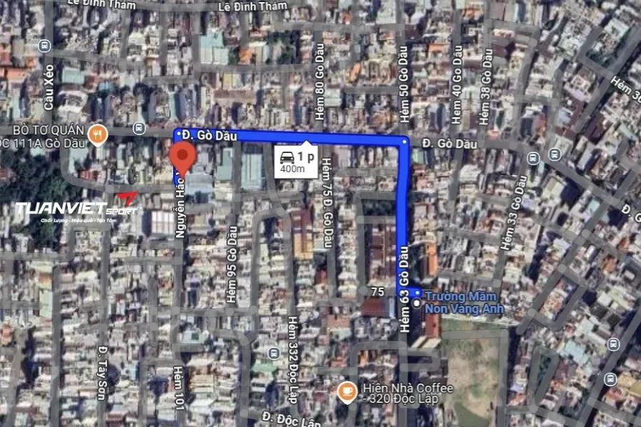 Sân cầu lông Hoàng Kim - Sân cầu lông Quận Tân Phú