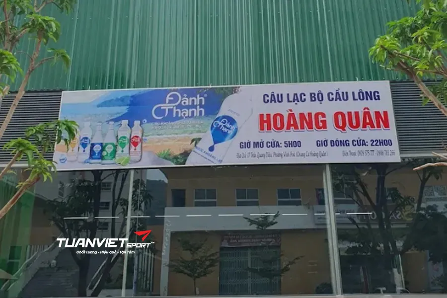 CLB cầu lông Hoàng Quân Khánh Hòa - sân cầu lông tỉnh khánh hòa