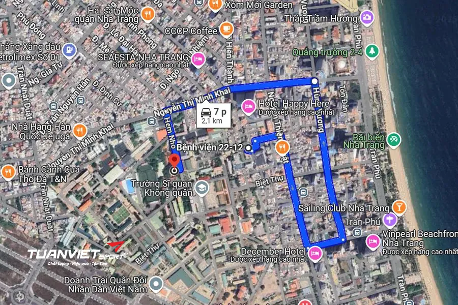 Ảnh vệ tinh Sân cầu lông Hoàng Gia Nha Trang - Sân cầu lông Tỉnh Khánh Hòa