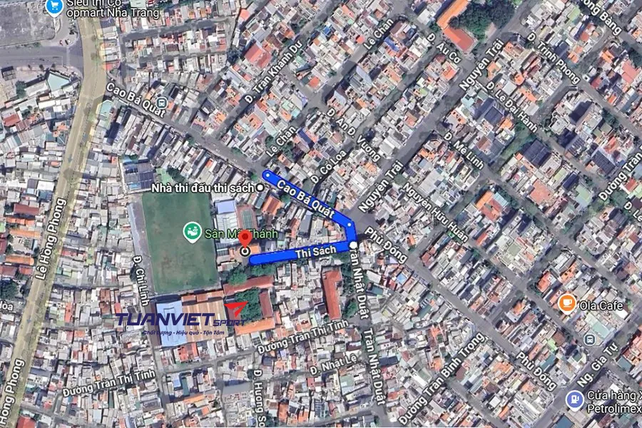 Ảnh vệ tinh Sân Cầu Lông Trung Tâm Tập Luyện Và Thi Đấu Thể Thao Nha Trang - Sân cầu lông Tỉnh Khánh Hòa