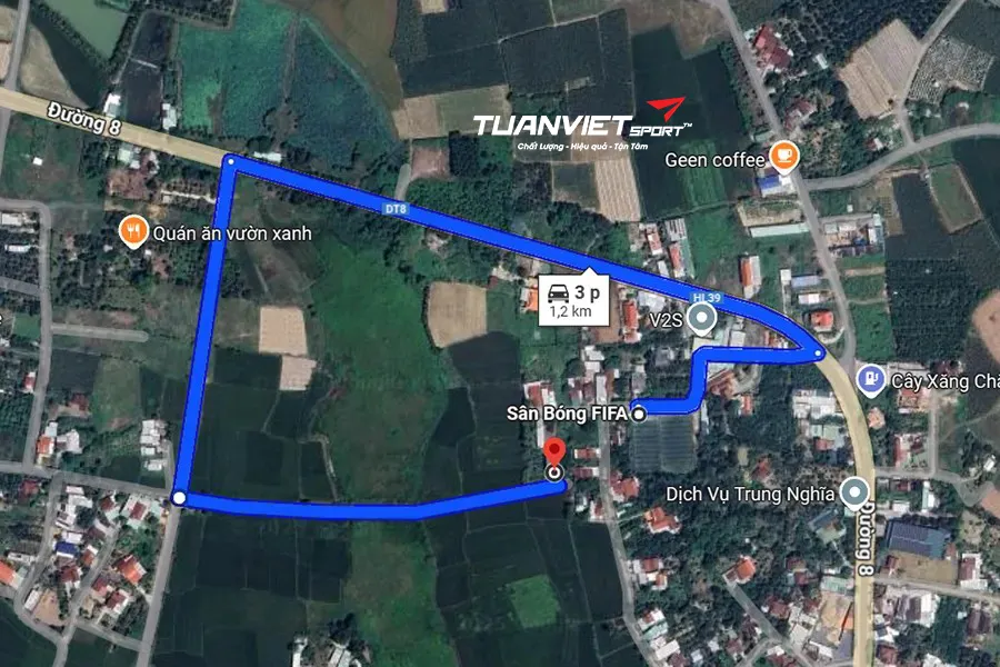 Ảnh vệ tinh Clb cầu lông Phúc An - Sân cầu lông Tỉnh Khánh Hòa