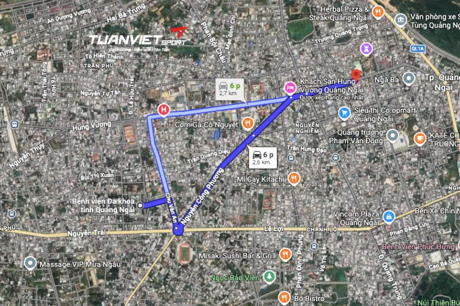 Sân cầu lông 142 Lê Trung Đình - Sân cầu lông tỉnh Quảng Ngãi