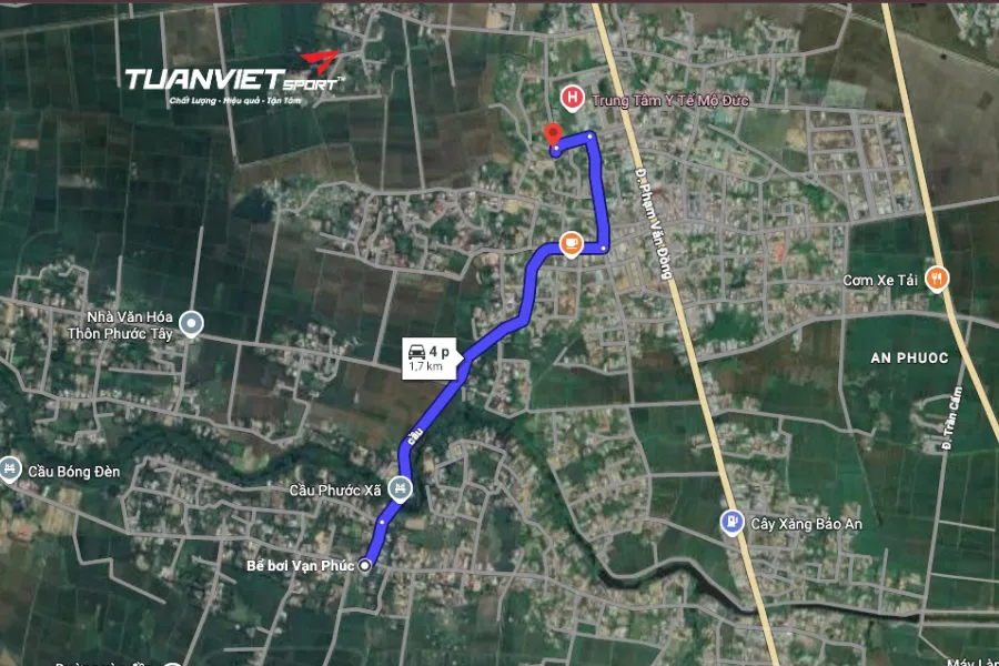 Sân cầu lông Mộ Đức