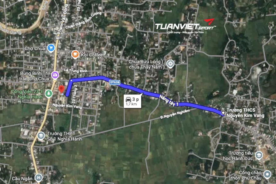 Sân cầu lông cô Thủy - Sân cầu lông tỉnh Quảng Ngãi