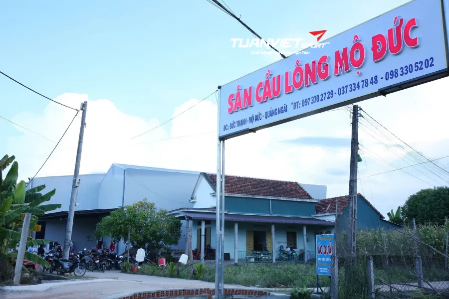 Sân cầu lông Mộ Đức - Sân cầu lông tỉnh Quảng Ngãi